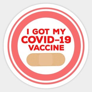 I Got My Vaccine Sticker